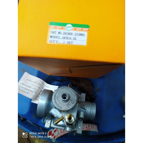 karbu karburator carburator suzuki satria 2tak 2T merk npp bukan original asli suzuki