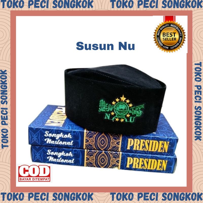 Peci Susun Nu Songkok Susun Bordir Nu Promo Peci Murah Kopiah Susun