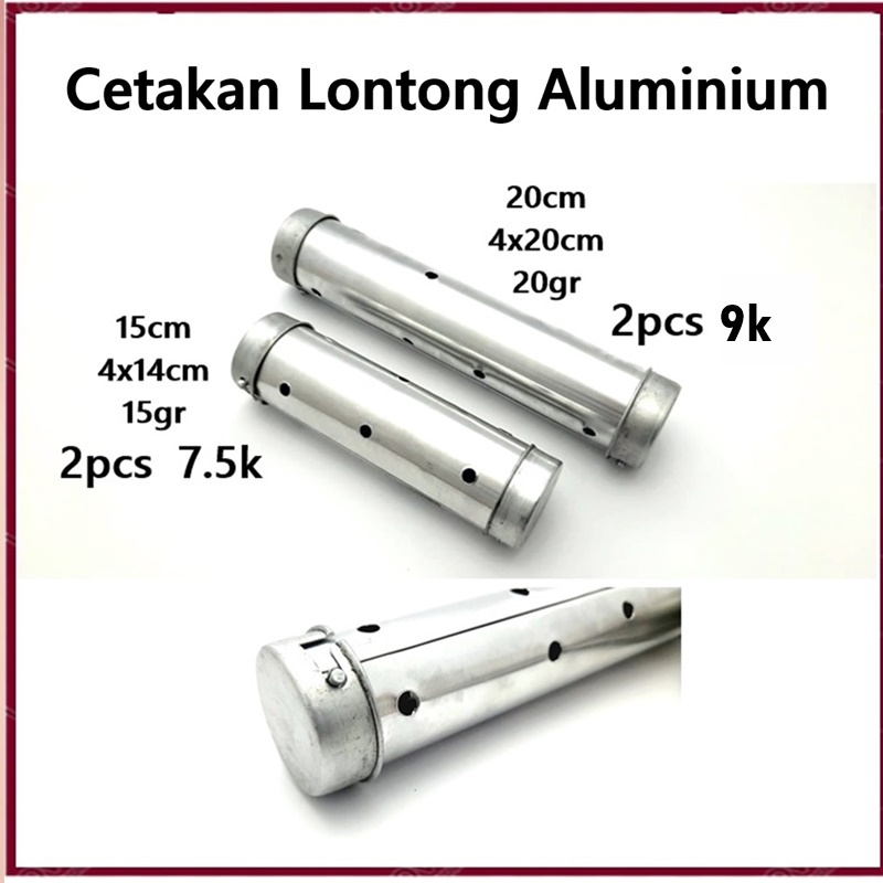 [2pcs] Cetakan Lontong Aluminium 15cm &amp; 20cm