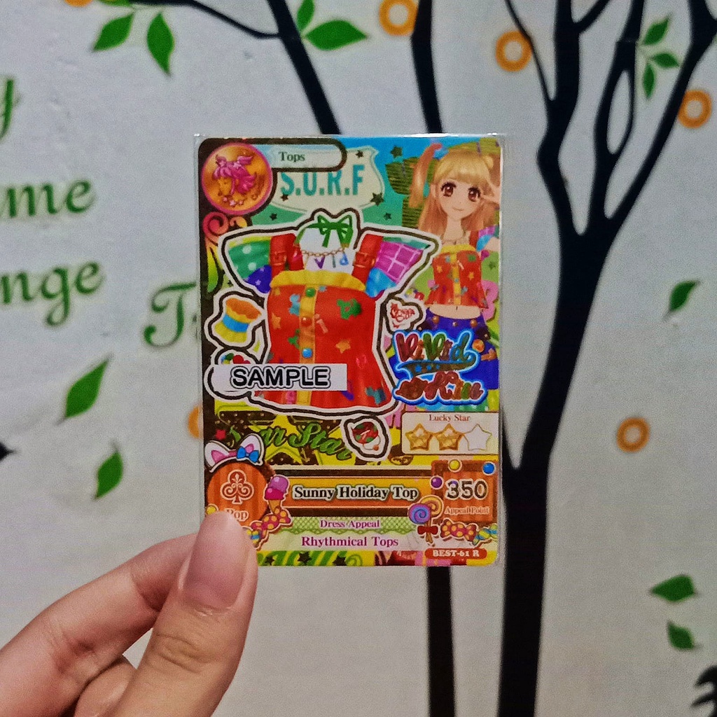 kartu aikatsu asli sample