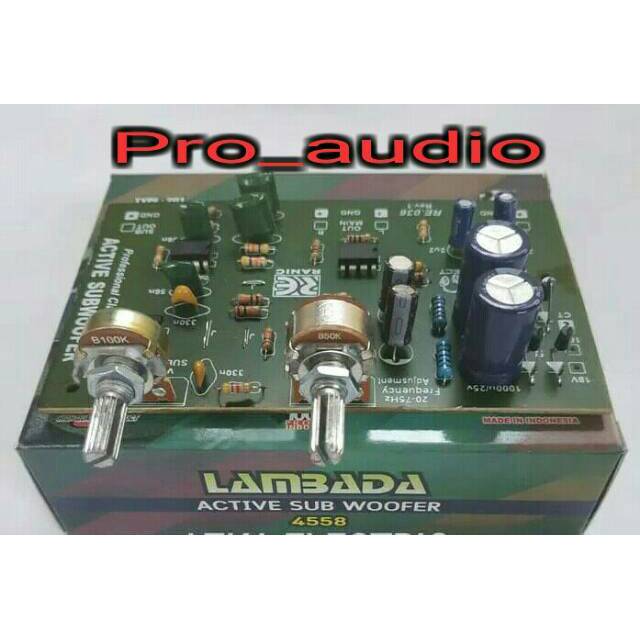 Kit Power Subwoofer Speaker Aktif 2.1