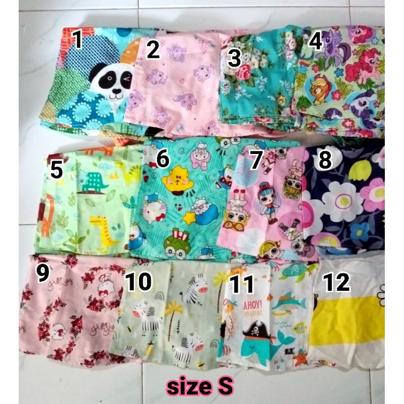 Dress sabrina anak perempuan bahan katun catra