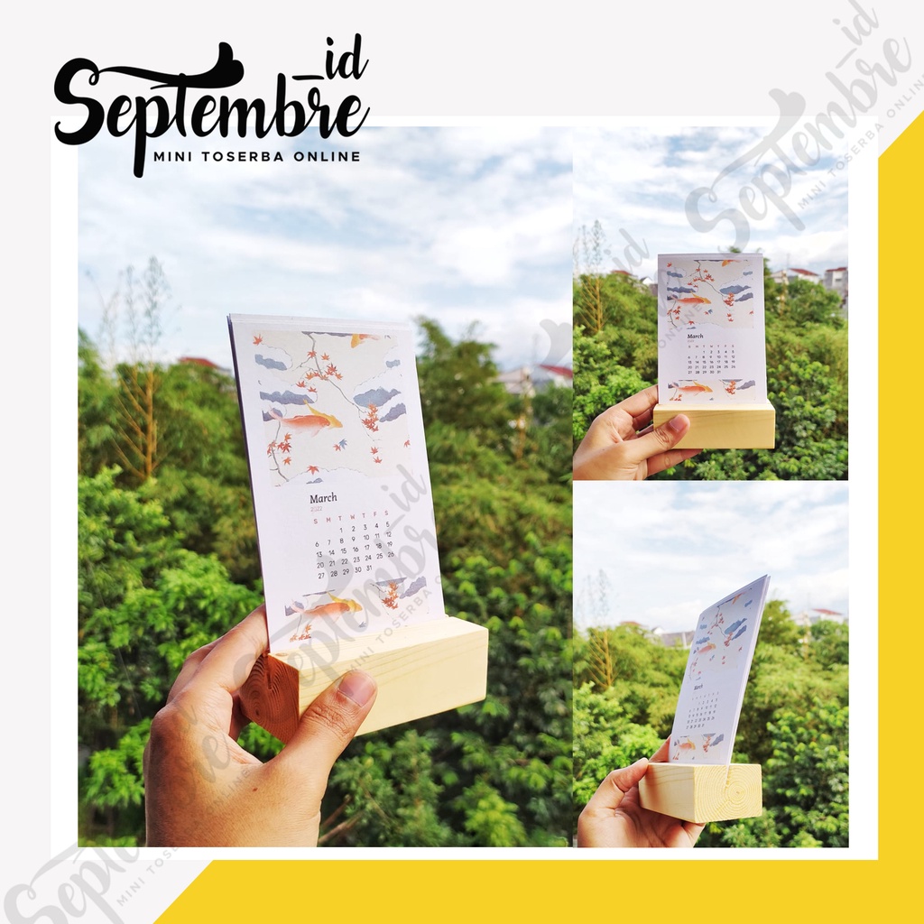 

Kalender Meja Kalender Estetik Kalender Minimalis Bisa Custom Gambar Kalender 2022 Desk Calendar Wood Stand Calendar
