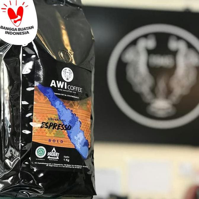 

Awi Coffee Kopi Sidikalang Espresso Bold 1Kg Bubuk | Robusta| Roasted - Biji Termurah