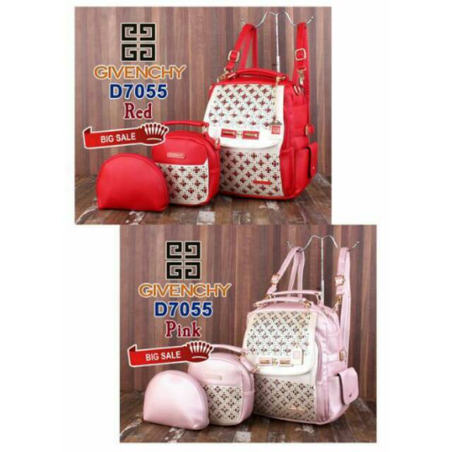 Tas wanita Bag Ransel (3 in 1) Givenchy D7055