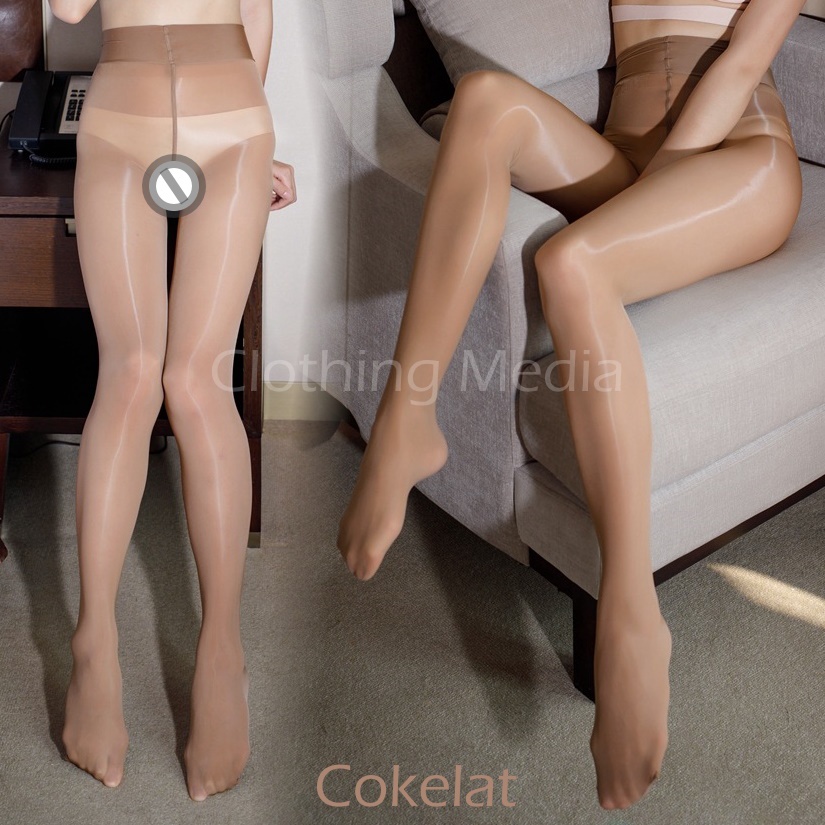 Pantyhose Silky 8D Glossy Oil Premium Elastis Stocking Halus Berkilau