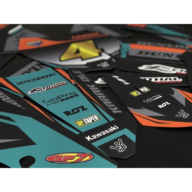 decal klx bf super duper doff