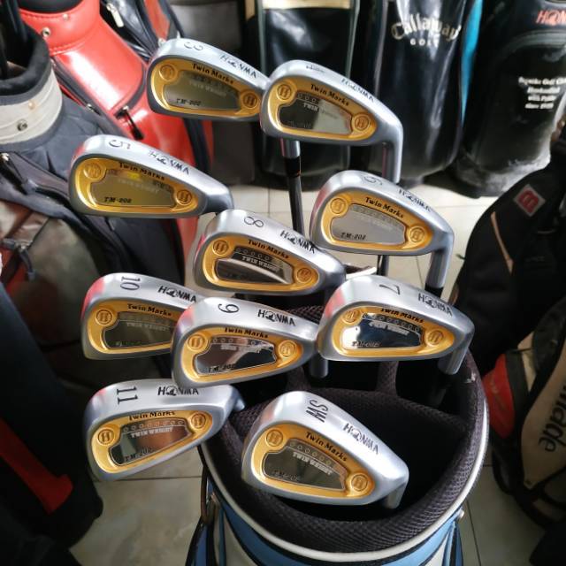 Stik Golf Iron Set Honma Twin Marks TM-202 3star Full Gold