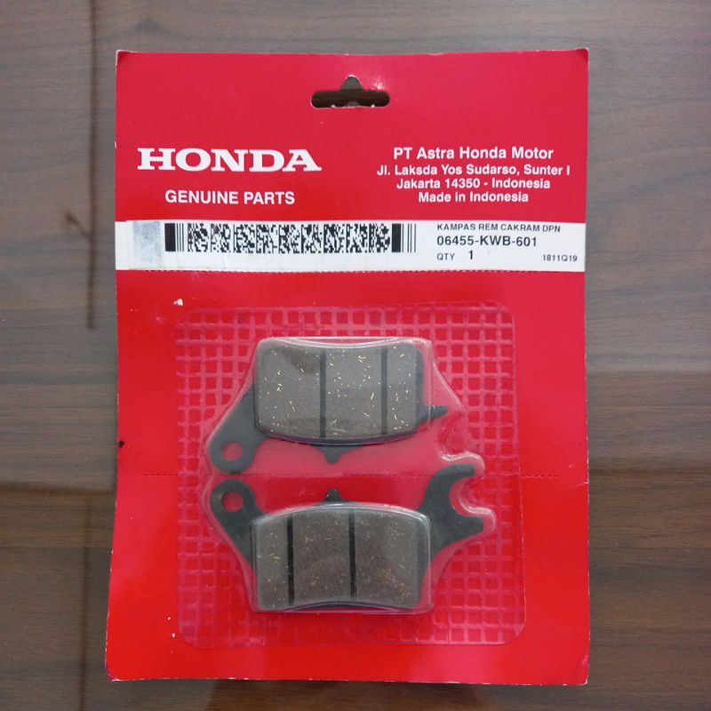 Kampas Rem Cakram Depan - 06455 -KWB - 601