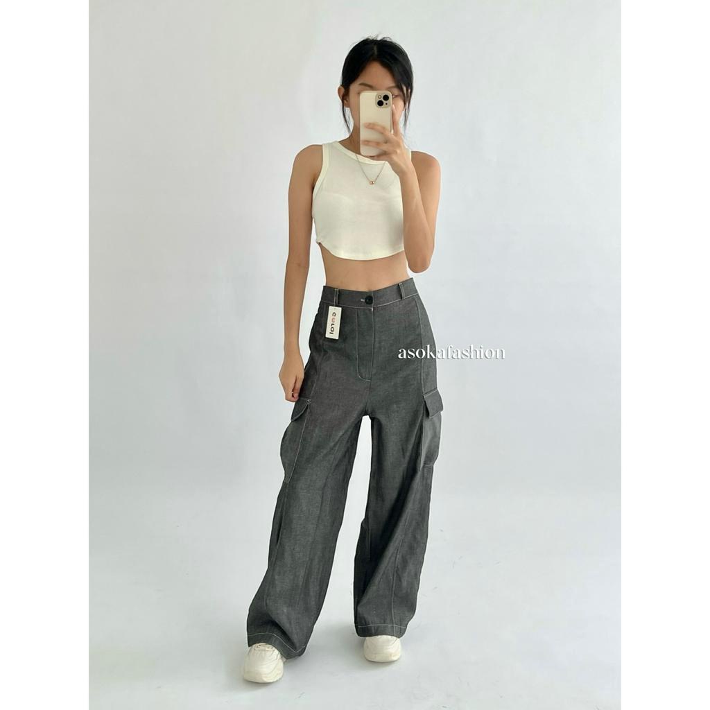 ASOKA Raiden Cargo 2184 - Premium Highwaist Cargo - Loose Pants