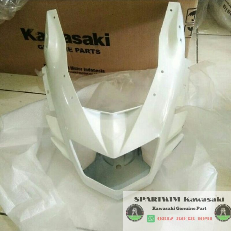Batok headlamp lampu depan putih Ninja 150 RR NEW original kawasaki