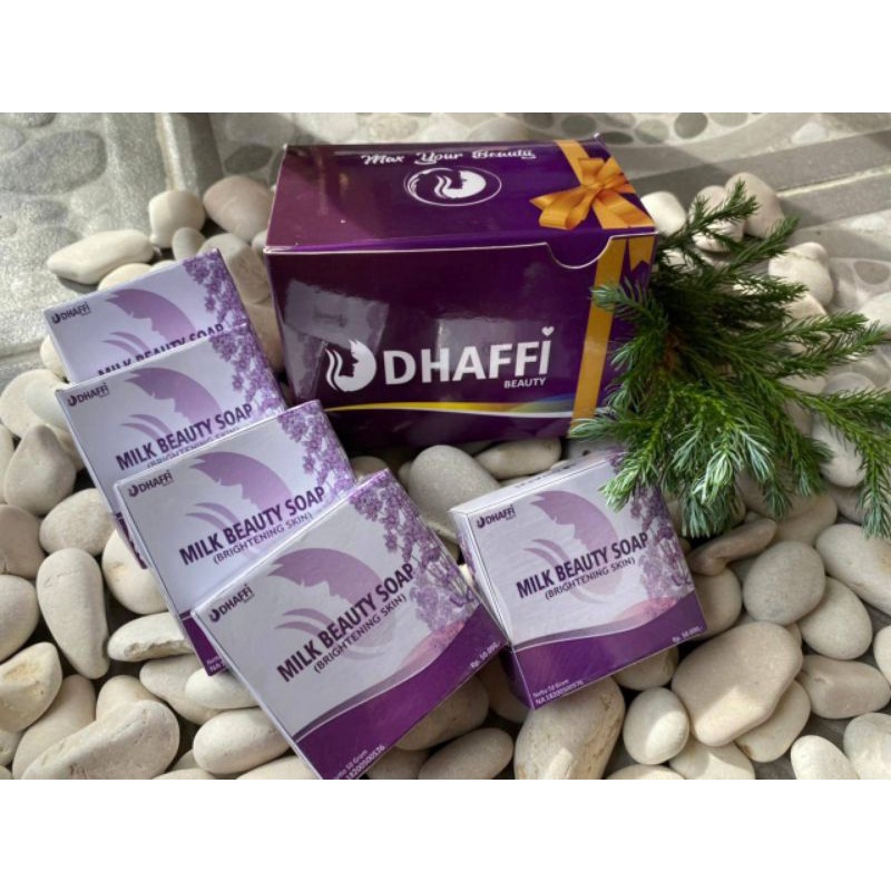 SABUN PEMUTIH BADAN AMPUH ORIGINAL DHAFFI MILK BEAUTY SOAP SUSU KAMBING ETAWA -