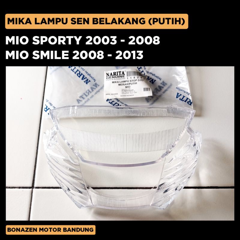 Mika Sen belakang Mio Sporty Smile 2003 2004 2005 2006 2008 2009 2010 2011 Sein Putih Stop lampu