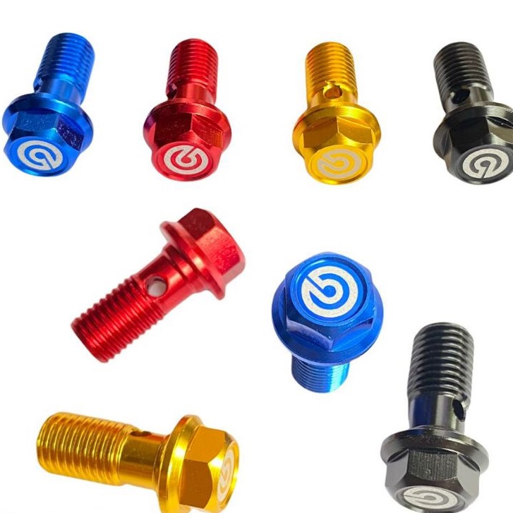 P045 | Baut Kaliper Full Cnc Variasi Baut Handle Master Rem Baut Tonjokan Master Rem Belakang Motor Universal