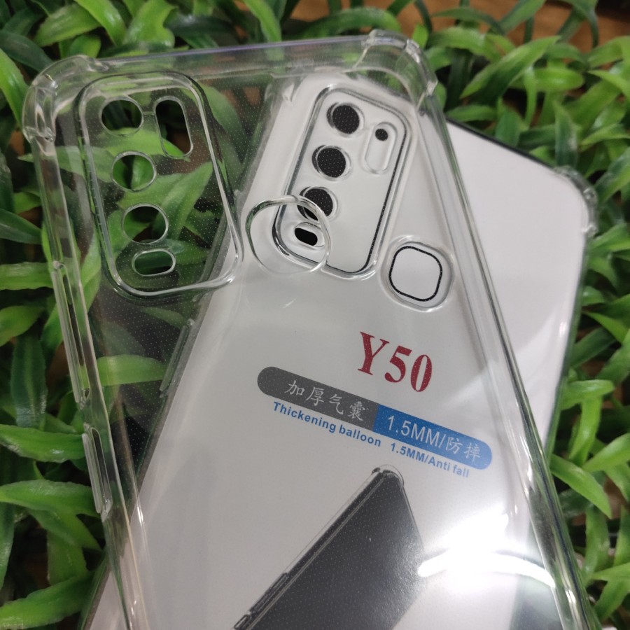 VIVO Y33T Y15S Y53S Y51 Y51A Y50 Y30 Y30i CASE SOFTCASE HD BENING CRACK CLEAR TRANSPARAN SOFT SILIKON KARET PROTECT CAMERA COVER PELINDUNG KAMERA