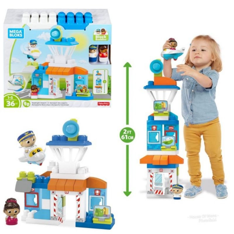 Lego Block Besar Bandara Airport Mainan Edukatif