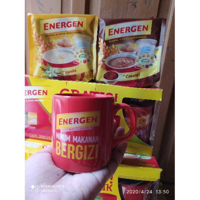 energen 1pack free mug
