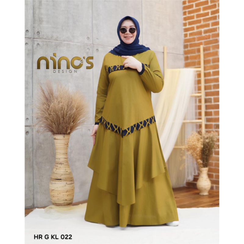 Rwady gamis 0023 ori by Ninos design
