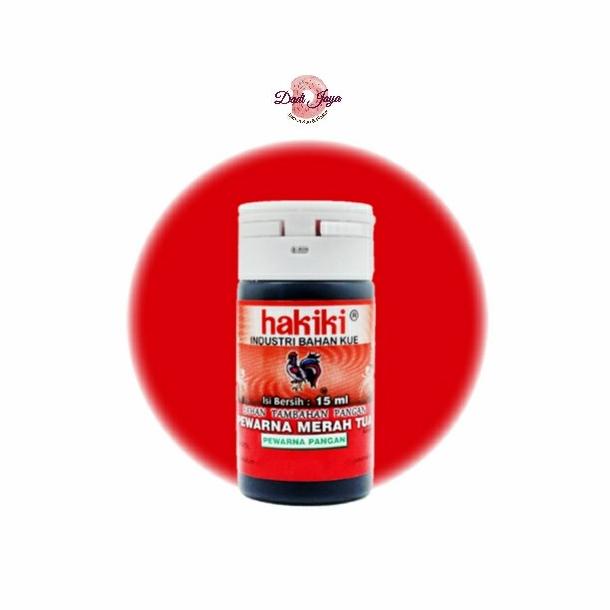 

cusss order] Hakiki pewarna merah tua 15ml