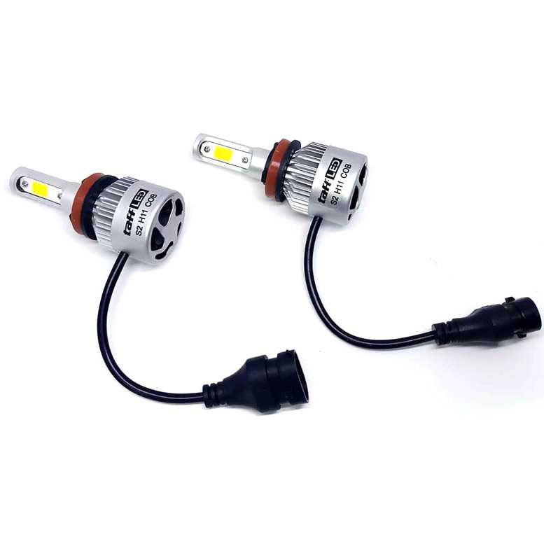 (100% BARANG ORI) TaffLED Lampu Mobil LED COB 8000LM S2 Chip Cool White 2 PCS - S2