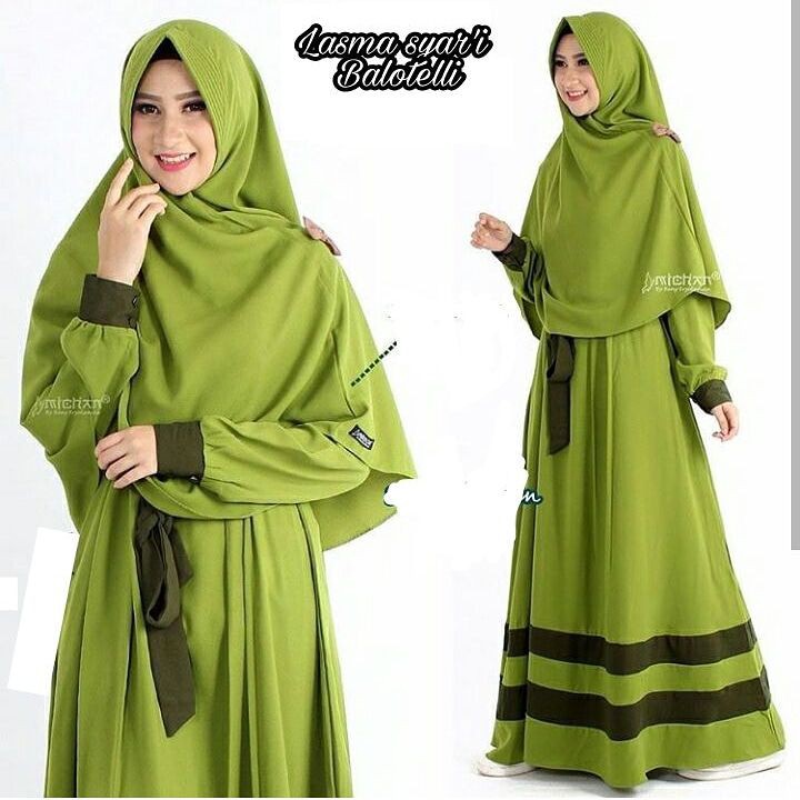 GAMIS SYARI ANNAJAH CAPUCCINO 900GR 110 140 ALLSIZE GAMIS SYARI BUSUI CADAR CREPE HQ POLOS MURAH I.