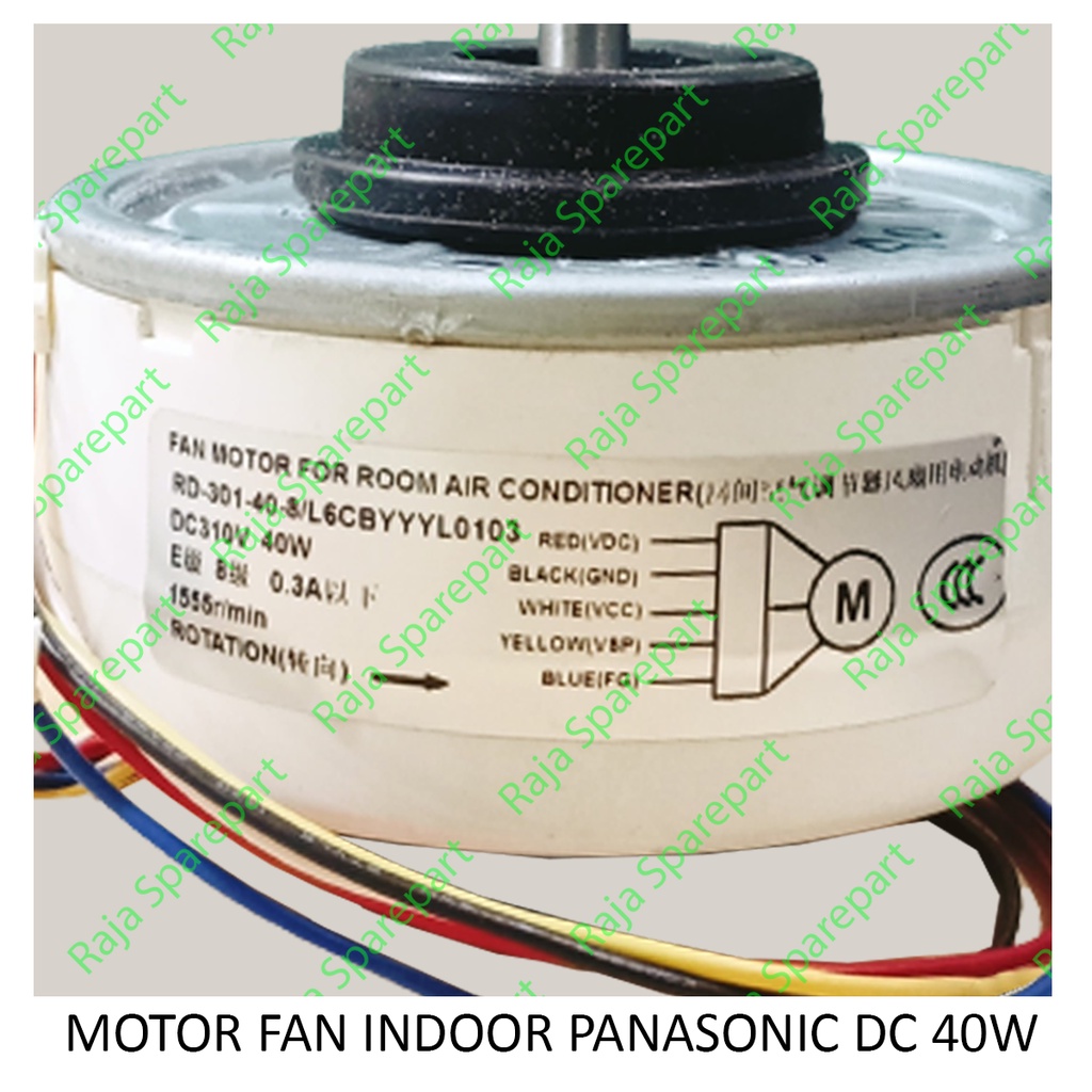 Motor Fan Indoor AC Panasonic DC 40 Watt (Ukuran ada di gambar)