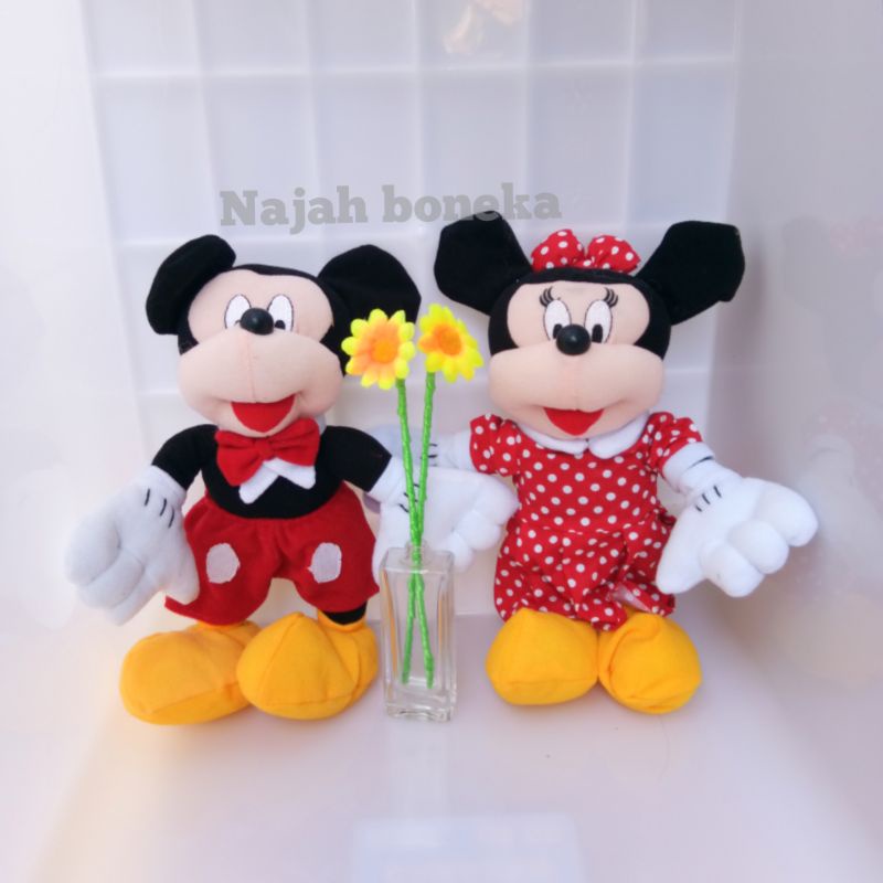 PROMO COD Boneka Mickey Mouse lucu 30 cm bahan velboa