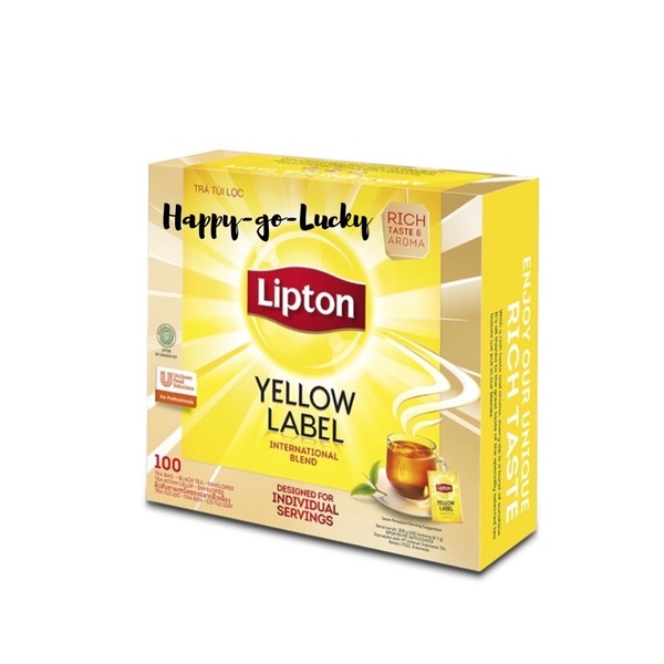 

Yellow Label LIPTON Tea Teh Celup Non / Envelope 100 x 2 gr