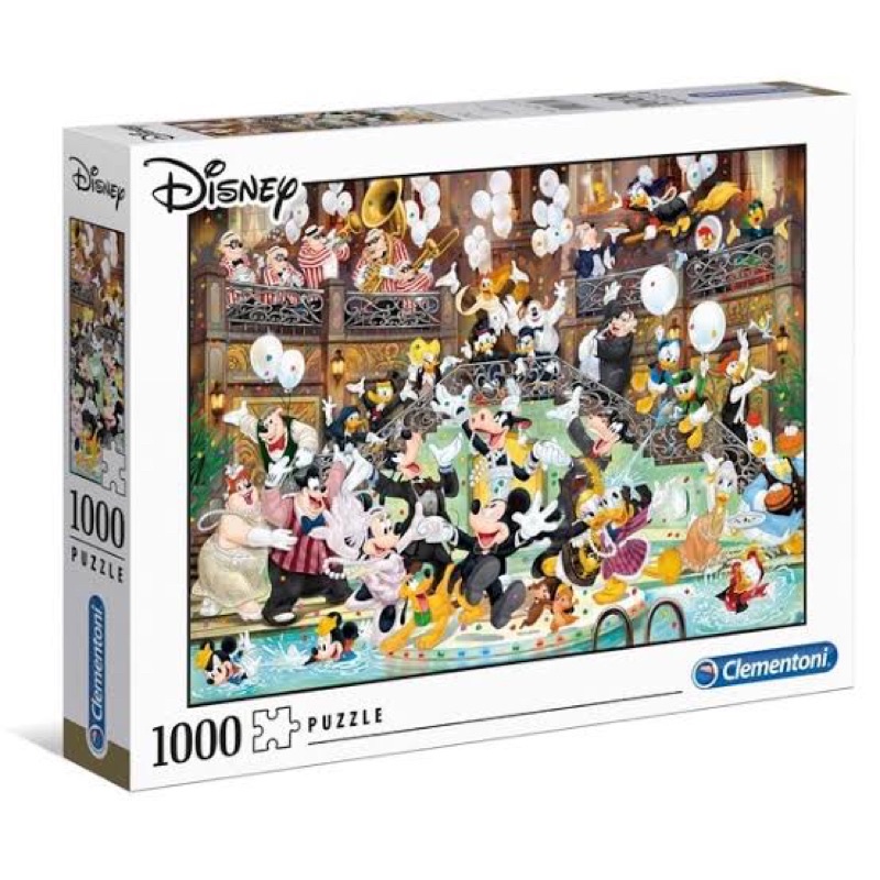 Clementoni Puzzle 1000pcs Disney Mickey Mouse - Panorama Puzzle 1000 Disney - Puzzle 1000pcs Mickey