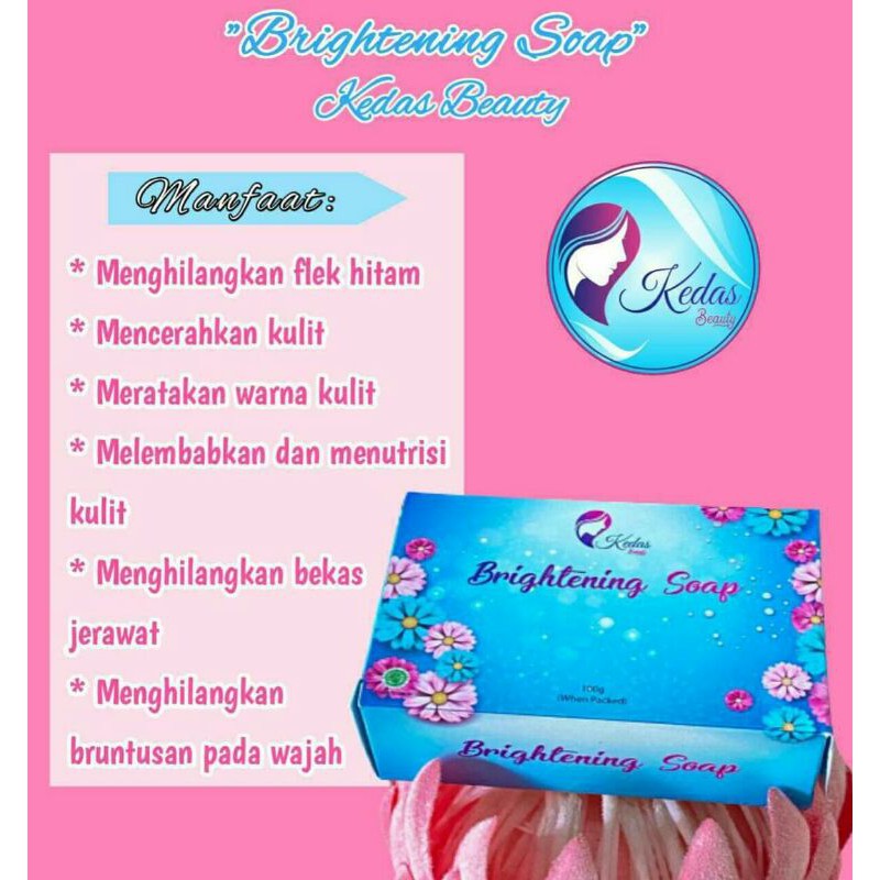 sabun kedas beauty ORIGINAL, (garansi produk dikembalikan  jika tidak original)
