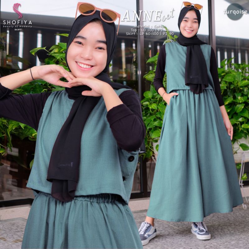 [READY] SANDRA • ARUMA • ANNE BY SHOFIYA / SET DRESS ROK BUSUI