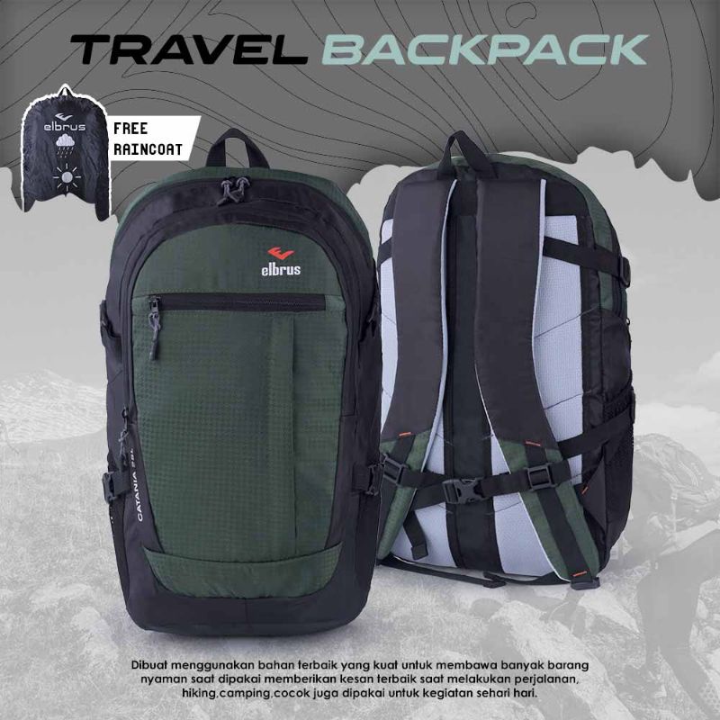 Daypack Tas Ransel Pria Wanita 25 Liter Terbaru | Tas Gendong Kerja Sekolah Kuliah | Tas Backpack Premium | Tas Travelling Outdoor