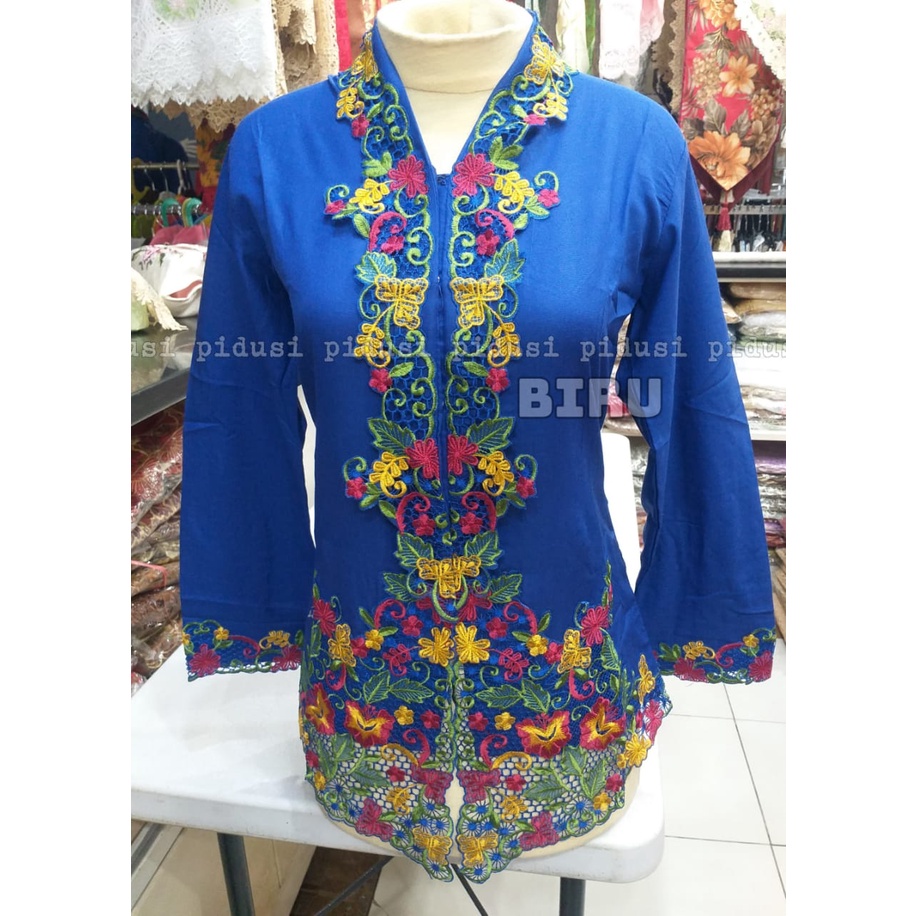 KEBAYA ENCIM BORDIR KOMBINASI WARNA/KEBAYA ENCIM LENGAN PANJANG