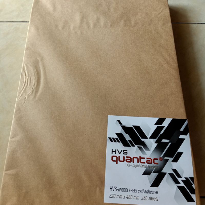 Sticker Quantac Wood free A3+/HVS