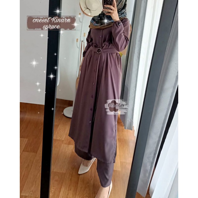 KINARA ONE SET ORI ATHATA / KINARA ONE SET BY ATHATA BAHAN SYAKILLA PREMIUM / SETELAN WANITA TERBARU