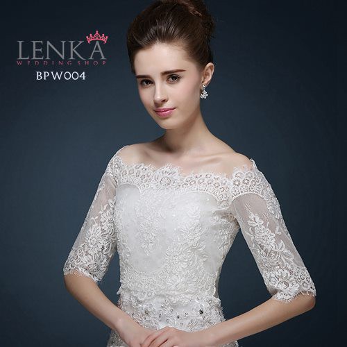 [BISA COD] BOLERO PESTA LACE BROKAT PERNIKAHAN PESTA WANITA MODERN BPW004