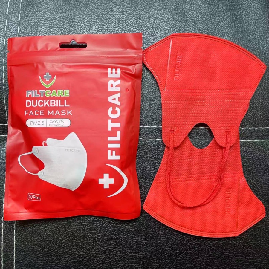 MASKER DUCKBILL 10PCS MEDIS WARNA WARNI MERAH HITAM PUTIH COKLAT KUNING ABU BIRU HIJAU ORANGE PINK U