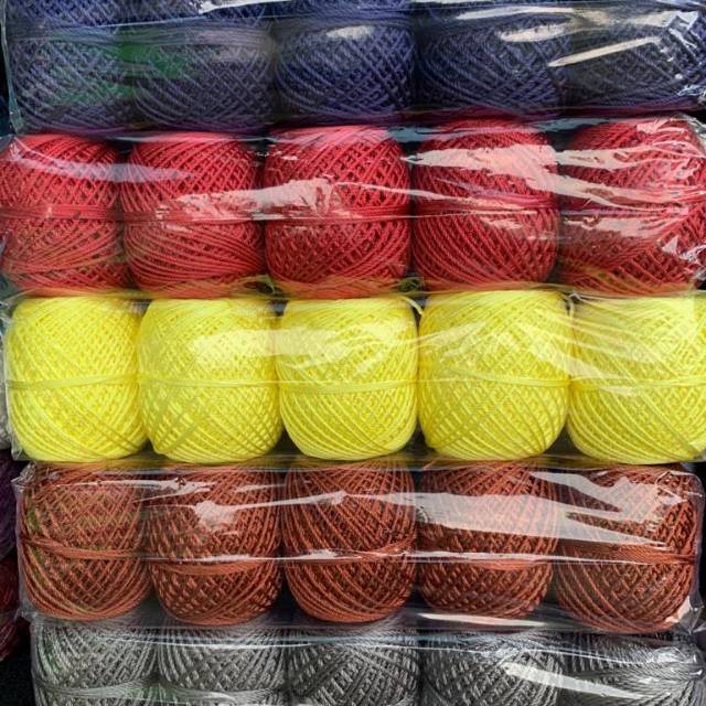 Grosir benang rajut poly TERMURAH bukan angel cherry polyester