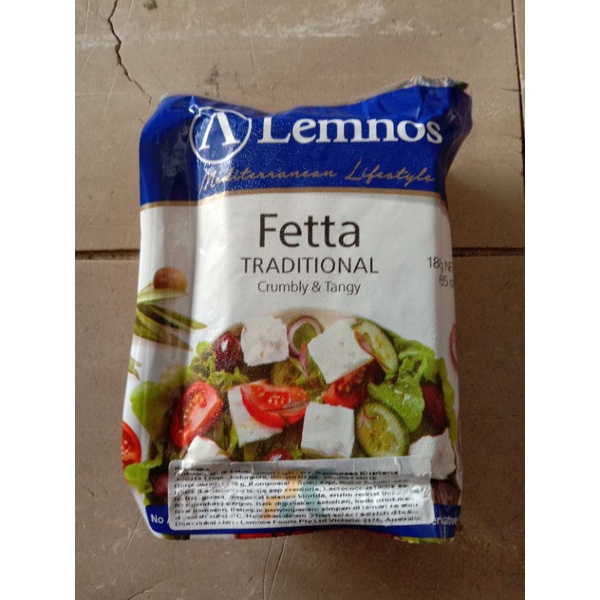 

Keju fetta/Lemnos fetta traditional crumbly & tangy 180 gr