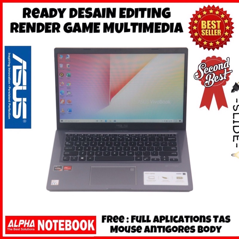 LAPTOP LIKE NEW ASUS EXPERTBOOK Y1411CD/A415DAP-AMD RYZEN 3 3250U RAM 4GB SSD 256GB+HDD 1TB 14”