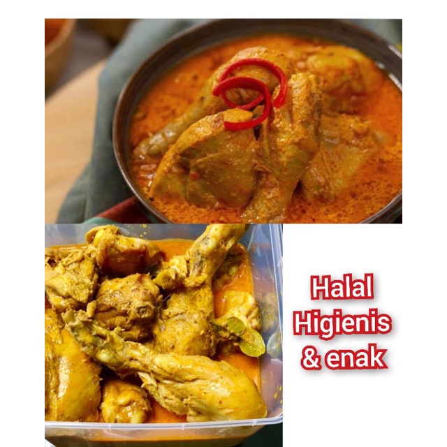 

ayam gulai padang siap makan halal dan enak - frozen food ayam gulai padang siap saji