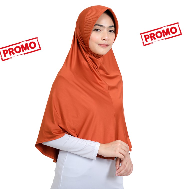 Nisrina Fashion Muslim Jilbab Instan Polos Citra E