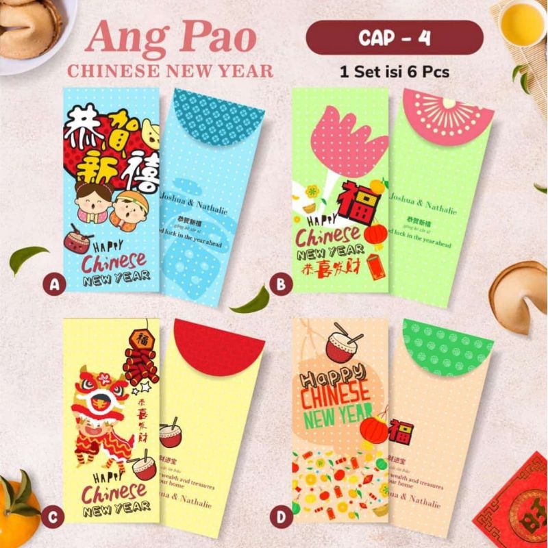 

Angpao Amplop Tag Label Hampers Kerbau Cow Imlek CNY 2021