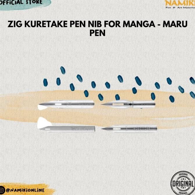 

(BISA COD) Zig Kuretake pen nib for manga - Maru Pen TERLENGKAP Kode 1123