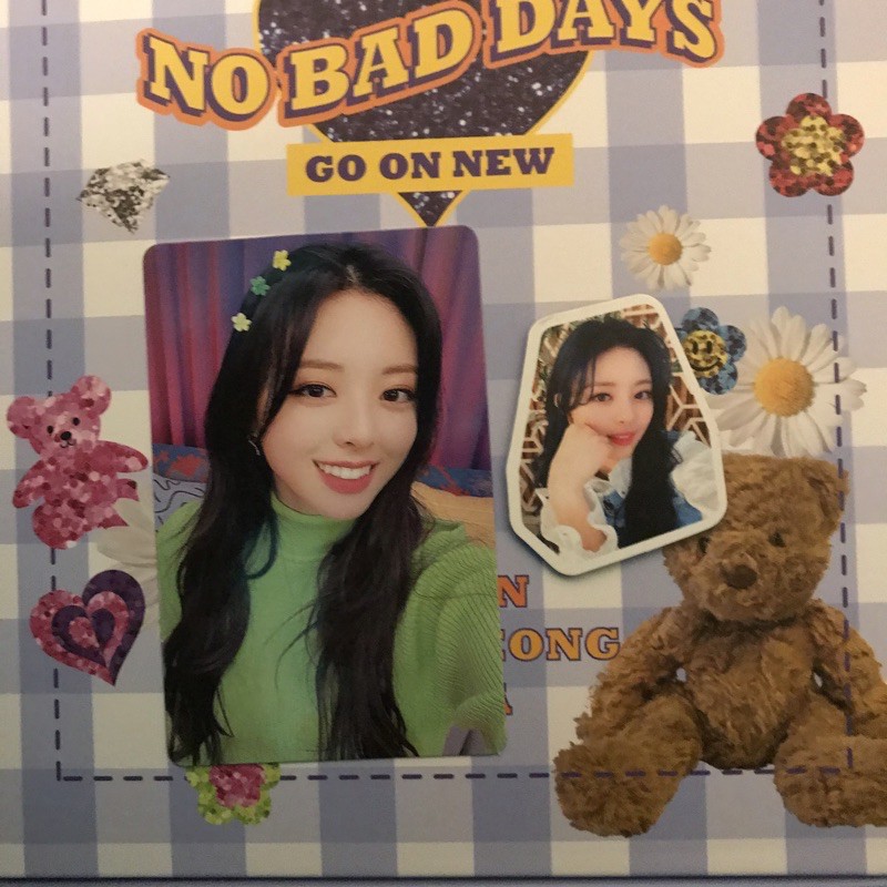 Booked Yuna Itzy No Bad Days NBD Maret March photocard plus magnet set