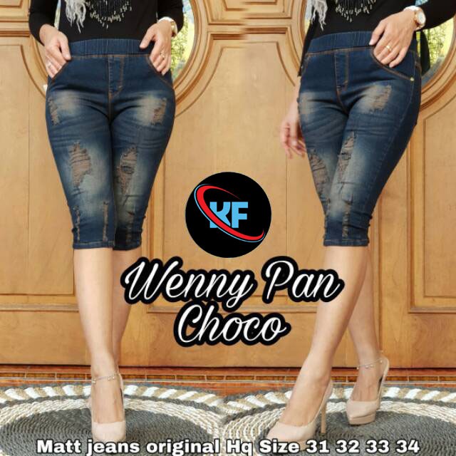 WENNY CELANA 7/8 JEGGING SOBEK DISTRO FULL KARET