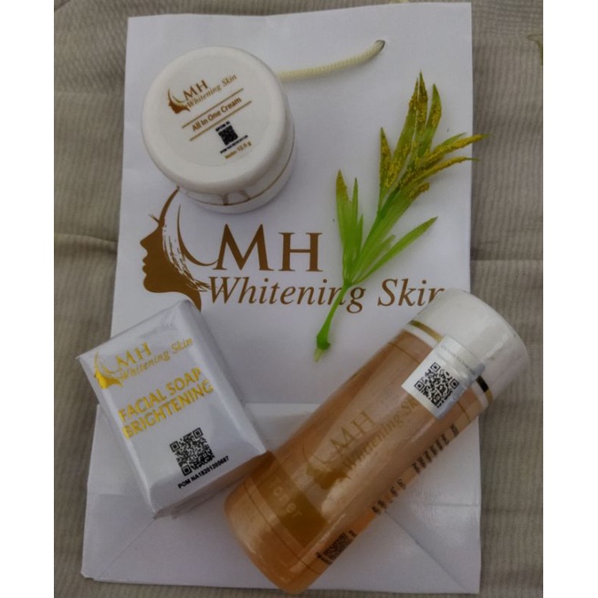 MH WHITENING SKIN ORIGINAL LENGKAP  [ SATU PAKET ] SUDAH BPOM