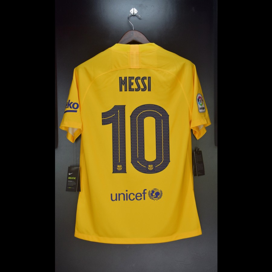 Barcelona 2019-20-21 4th. BNWT. Original jersey. CT2527 727 Messi LM10