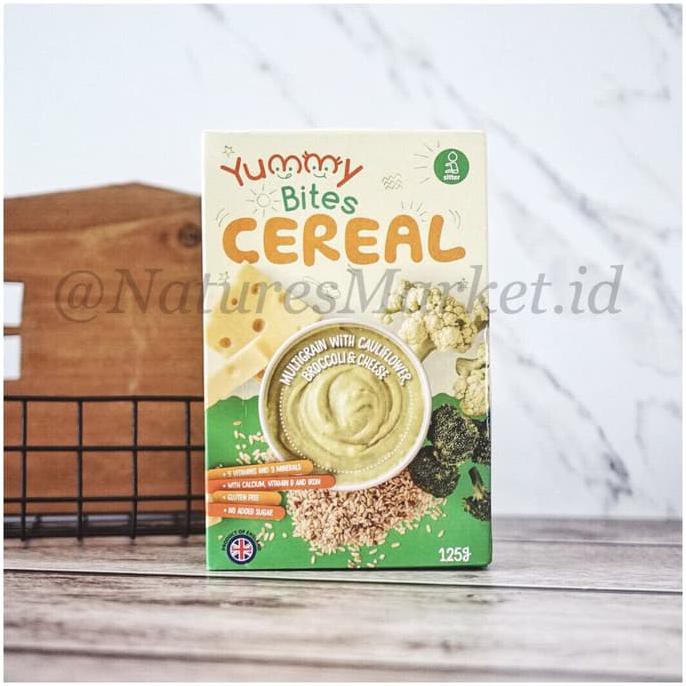 

[BISA BAYAR DITEMPAT] Yummy Bites Cereal Multigrain with Cauliflower Broccoli Cheese 125g Kode 269