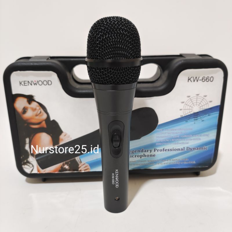 MICROPHONE KABEL KARAOKE KENWOOD KW-660/MIC KABEL KARAOKE KENWOOD KW-660 KOPER ORIGINAL